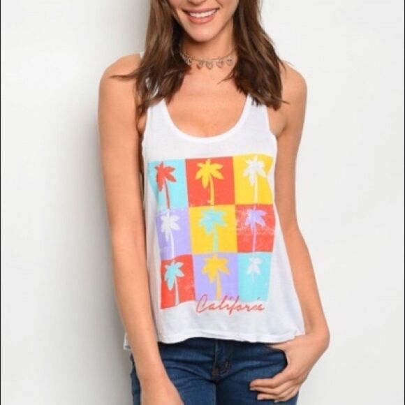 California Palms Tank High Low Cut - Picture 3 of 6